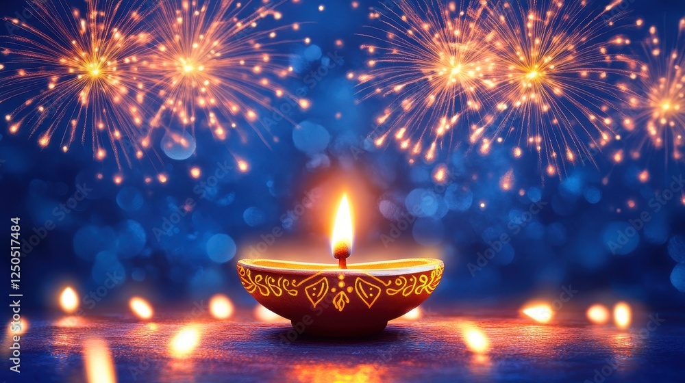 Banner design for diwali festival and purple podium,Diwali light decoration candle with fireworks,Stage,Product display Showcase design sparkle background,Deepavali,Dipavali,3D podium illustration. Banner design for diwali festival and purple podium,Diwali light decoration candle with fireworks,Stage,Product display Showcase design sparkle background,Deepavali,Dipavali,3D podium illustration.