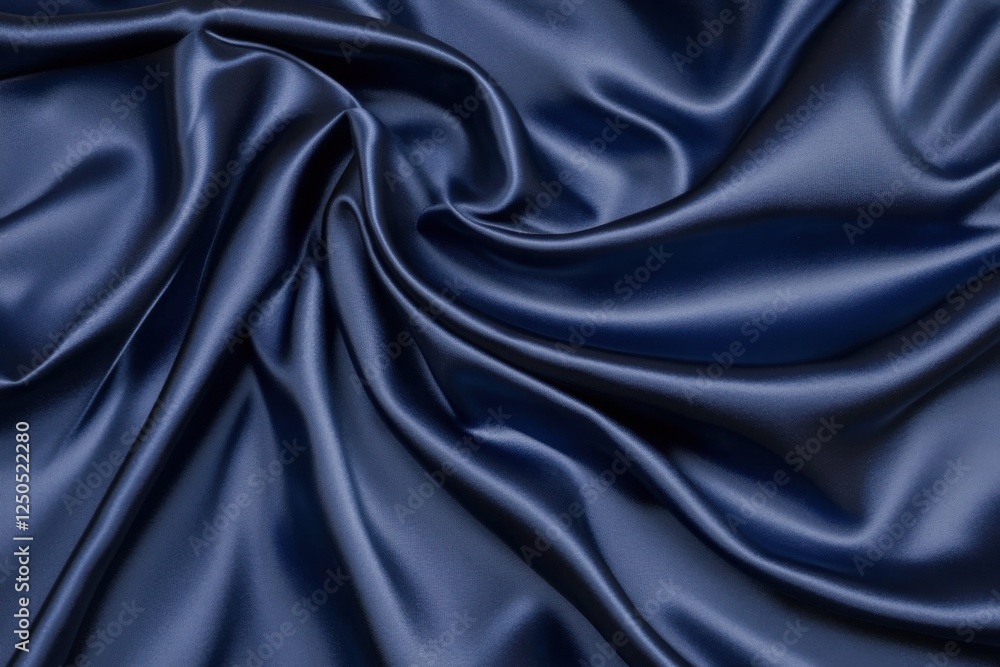 Navy blue luxurious satin fabric backdrop for elegant celebrations and birthday decorations, ideal for upscale design projects and sophisticated events with ample creative space Navy blue luxurious satin fabric backdrop for elegant celebrations and birthday decorations, ideal for upscale design projects and sophisticated events with ample creative space