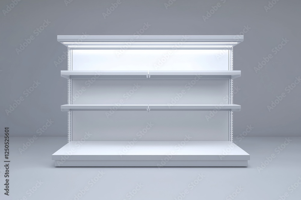 white isolated empty 3D rendering showcase background podium racked display shop blank store market shelf supermarket retail rack equipment shelving. white isolated empty 3D rendering showcase background podium racked display shop blank store market shelf supermarket retail rack equipment shelving.