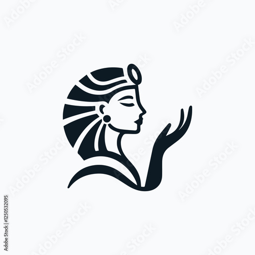 Egyptian lady logo