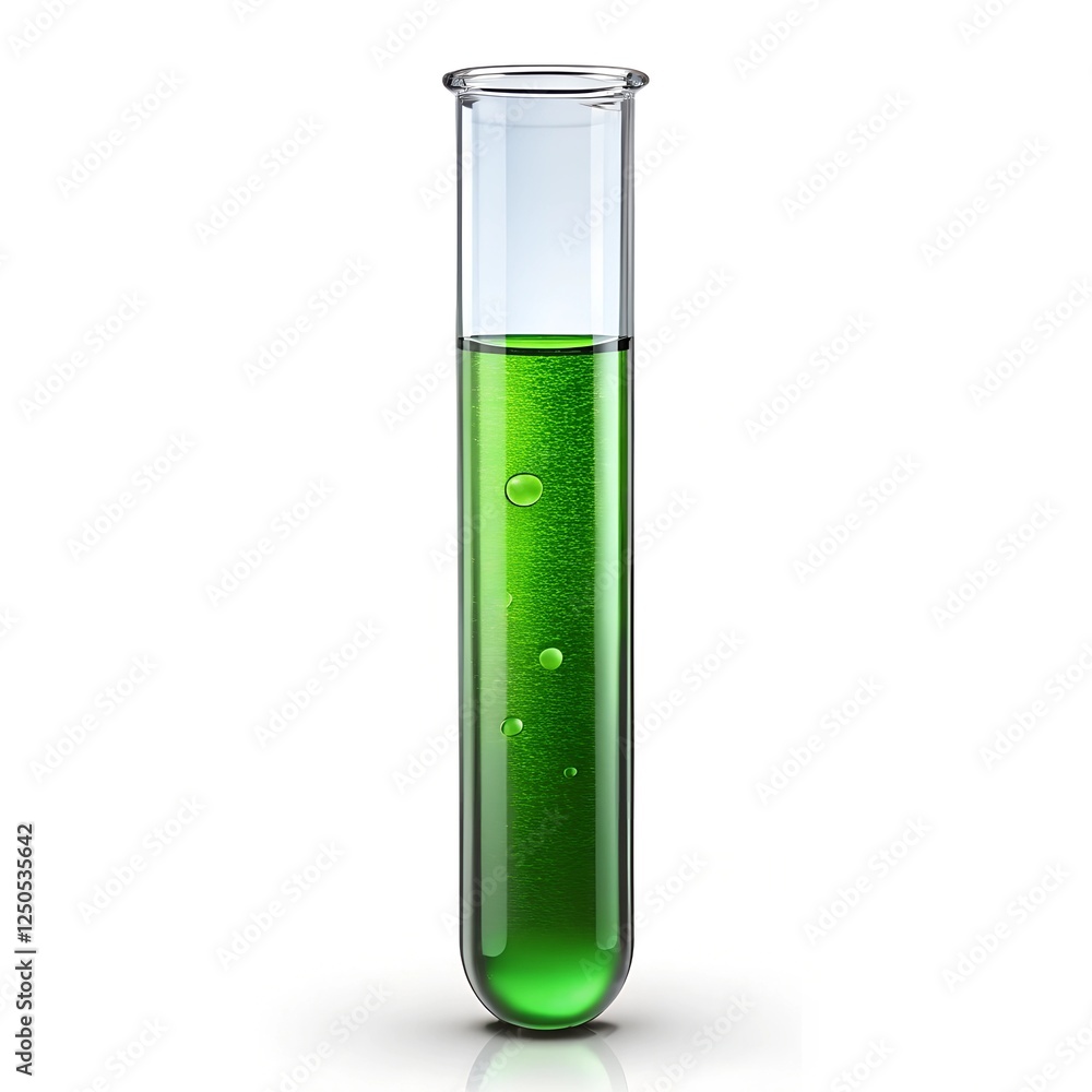 test tube with green liquid test tube with green liquid