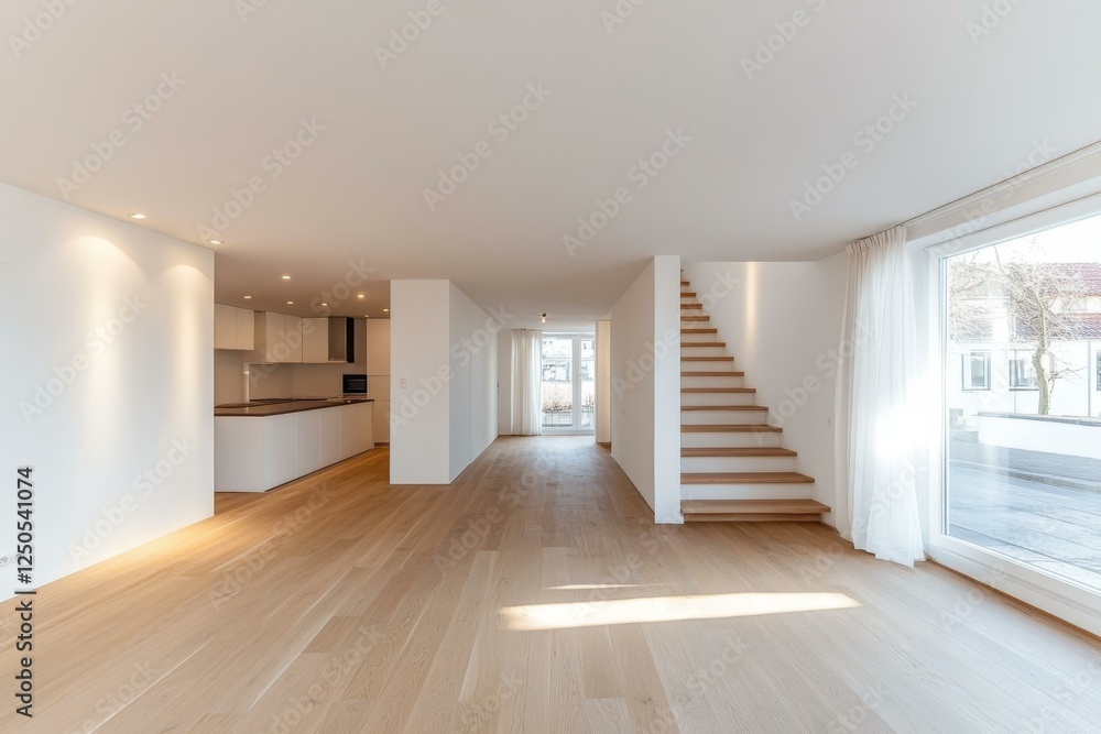 Modern Minimalist Empty Apartment Interior Modern Minimalist Empty Apartment Interior