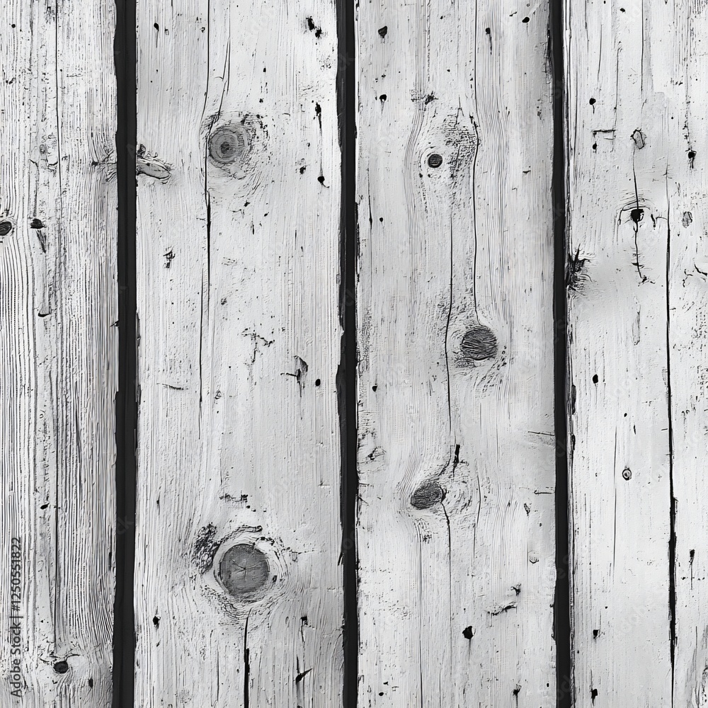 Weathered white wood planks, fence texture. Background, design Weathered white wood planks, fence texture. Background, design