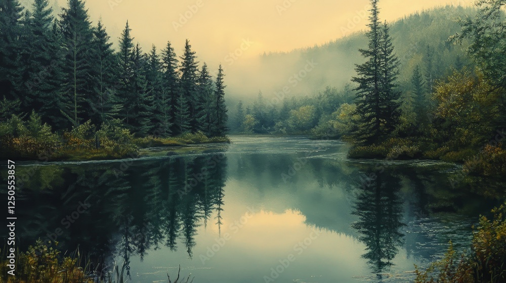 Fototapeta premium quiet, water, calm, peaceful
