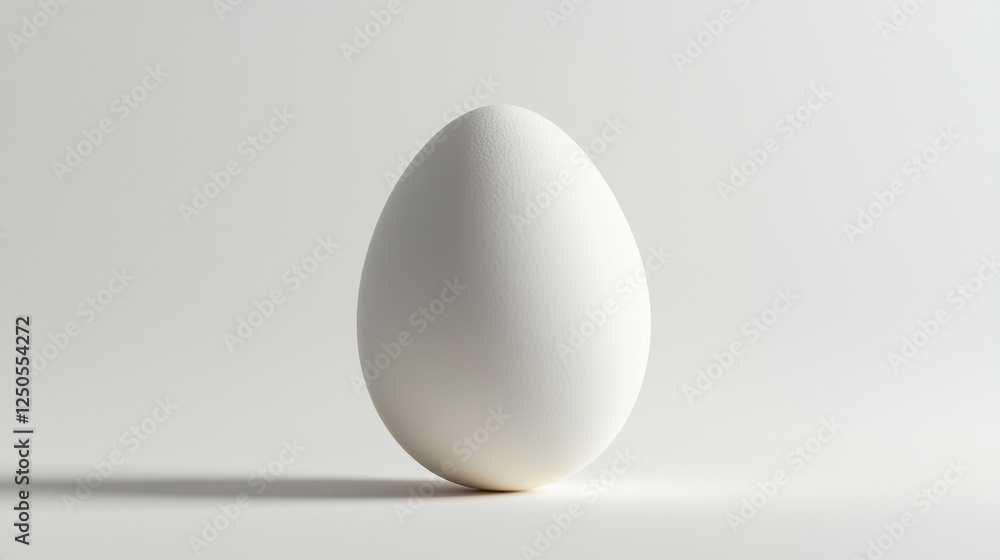 Egg on white background Egg on white background
