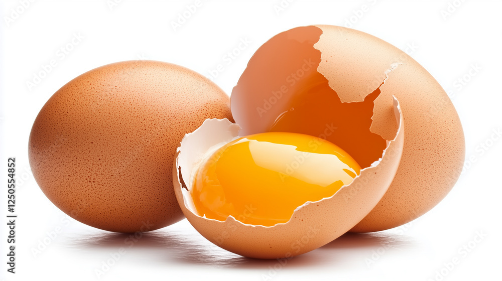 Eggs isolated on white background Eggs isolated on white background