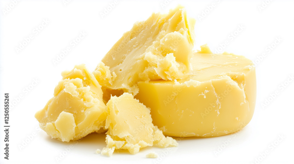 Ghee isolated on white background Ghee isolated on white background