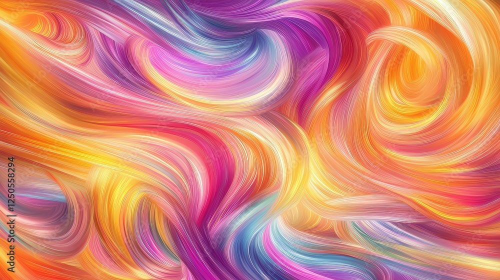 Vibrant Swirls of Colorful Abstract Patterns, Flowing in Dynamic Motion Creating a Mesmerizing Visual Experience Full of Energy and Creativity Vibrant Swirls of Colorful Abstract Patterns, Flowing in Dynamic Motion Creating a Mesmerizing Visual Experience Full of Energy and Creativity