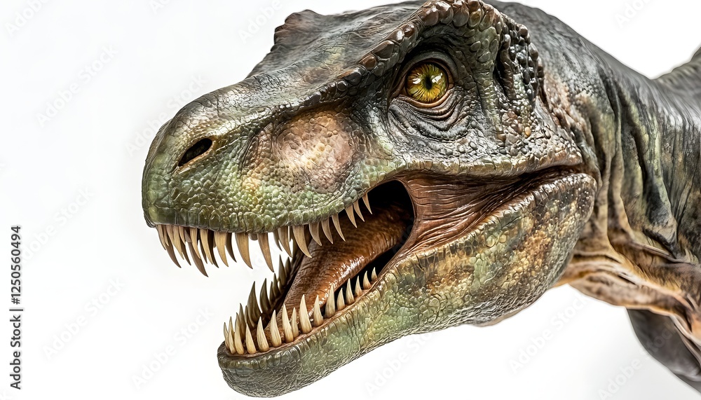 Obraz premium Detailed Closeup of a Tyrannosaurus Rex Head