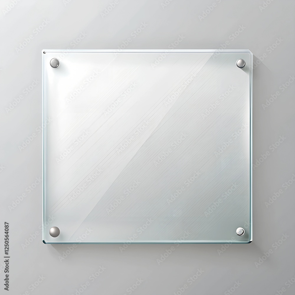 glass plate with screws glass plate with screws