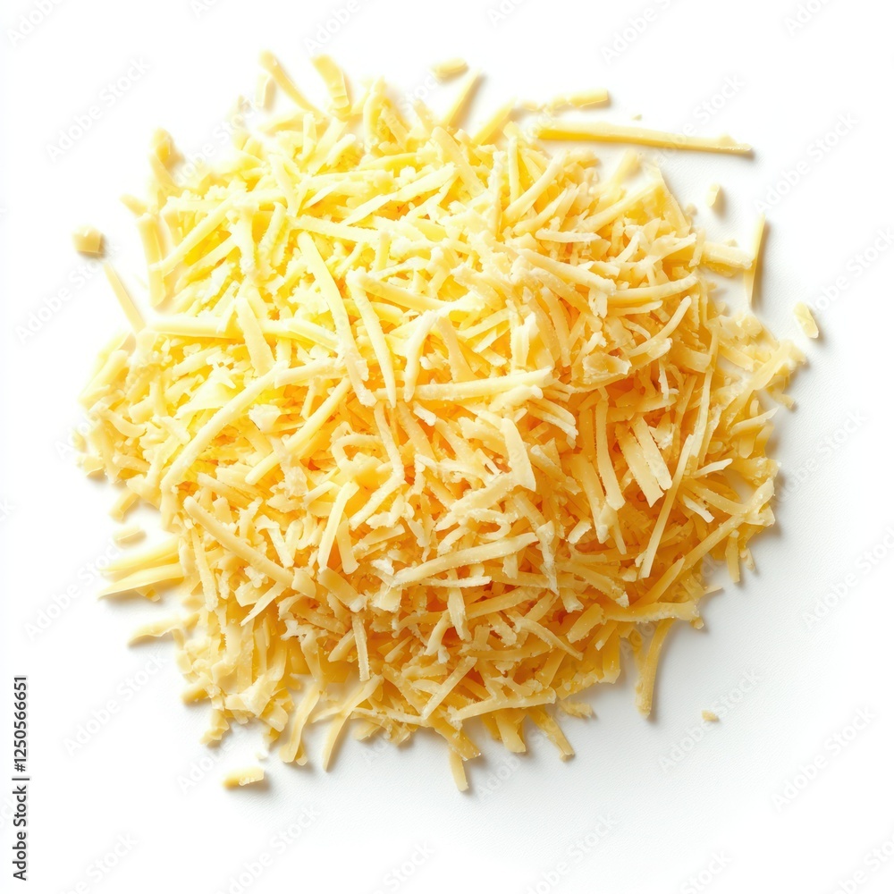 Fototapeta premium Pile of Grated Cheese Food Texture meal 