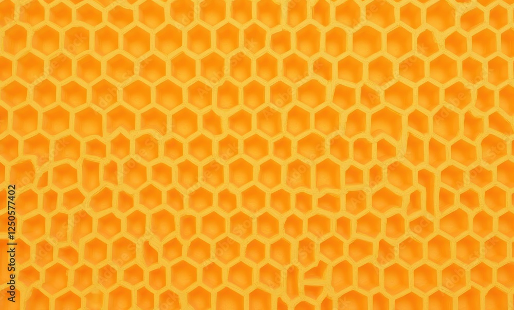 Close-up of vibrant yellow honeycomb Close-up of vibrant yellow honeycomb