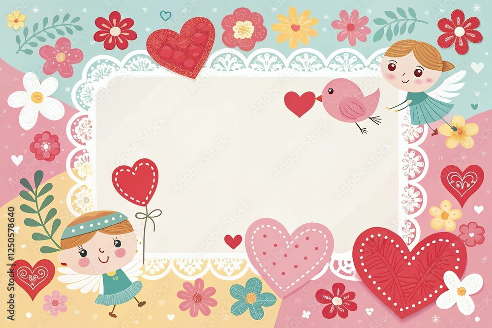 Frame with hearts. dramatic red and black valentine's day metallic pink cheerful adorable Frame with hearts. dramatic red and black valentine's day metallic pink cheerful adorable