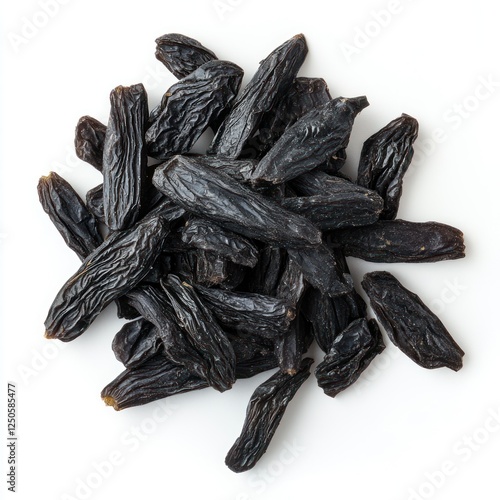 Wallpaper Mural Black Raisins Dried Fruit Top View food  Torontodigital.ca