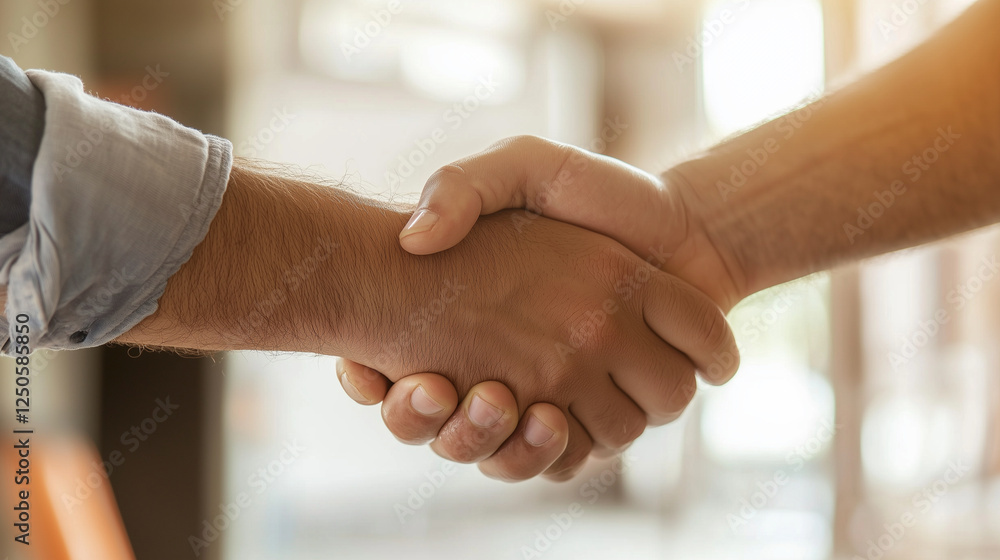 Contractor Finalizing Project Agreement with Client Contractor Finalizing Project Agreement with Client