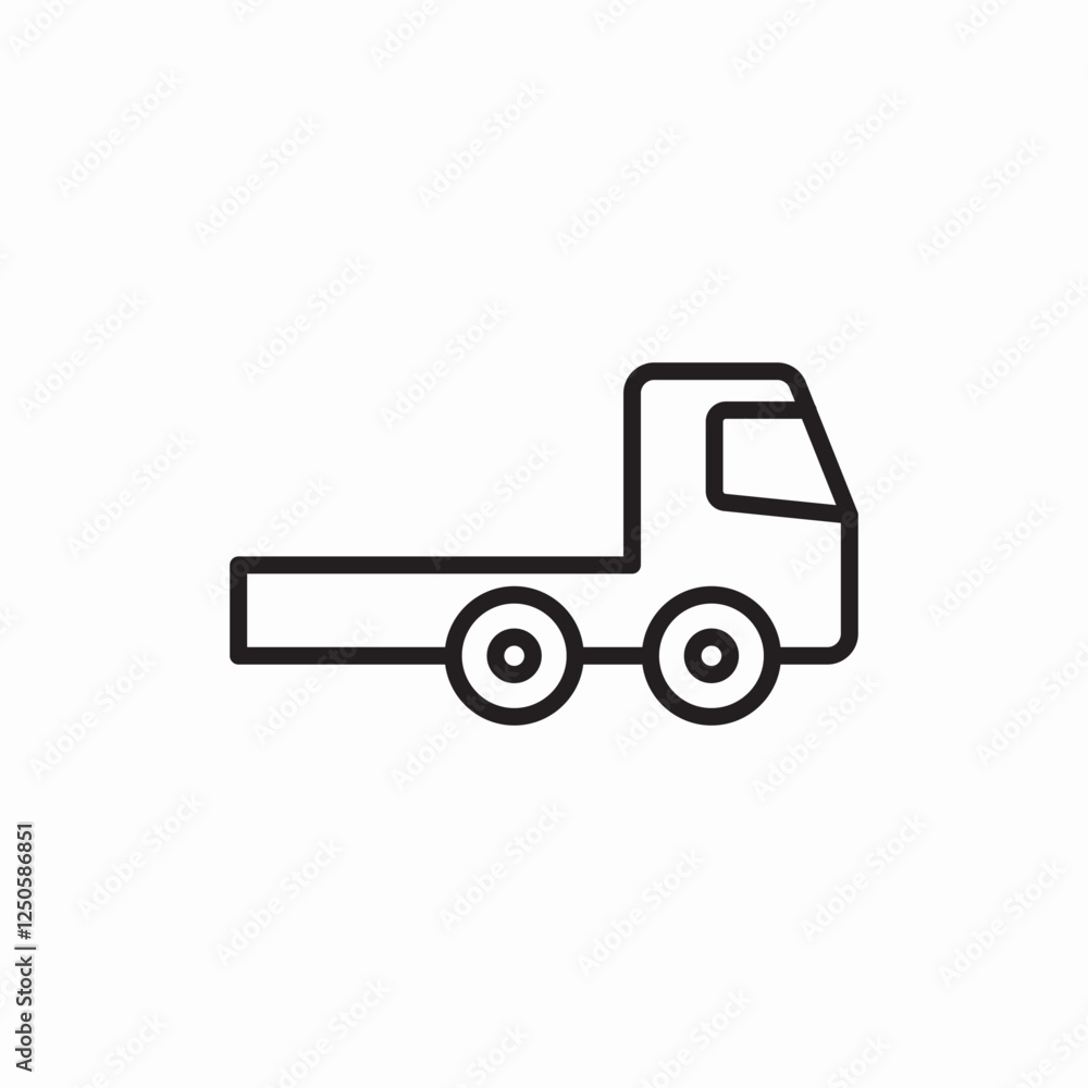 delivery truck icon vector sign delivery truck icon vector sign