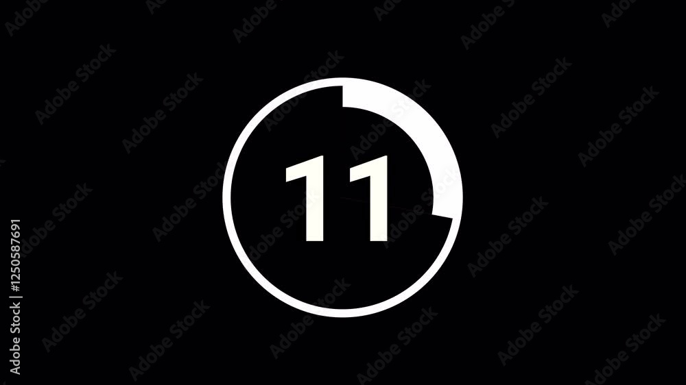 15 seconds countdown, simple clean round timer motion graphic with text numbers, in and out, exercise pause, animated icon on a transparent background 15 seconds countdown, simple clean round timer motion graphic with text numbers, in and out, exercise pause, animated icon on a transparent background