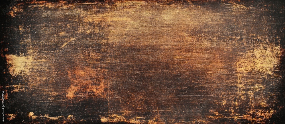 Obraz premium Vintage dark grunge texture with warm undertones suitable for backgrounds or artistic designs.