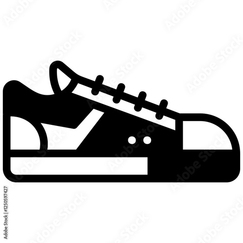 Sneakers glyph icon