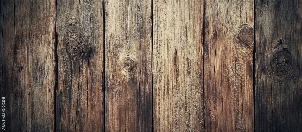 Fototapeta premium Rustic wooden background with vintage appeal showcasing aged texture and natural grain patterns for creative design projects.