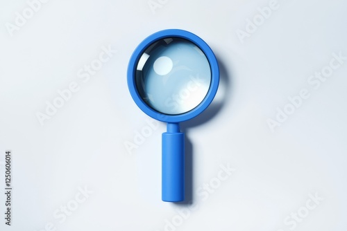 Wallpaper Mural A vibrant blue magnifying glass, symbolizing search, discovery, and investigation. Torontodigital.ca