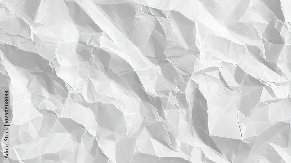 Obraz premium Crumpled white paper texture background (1)