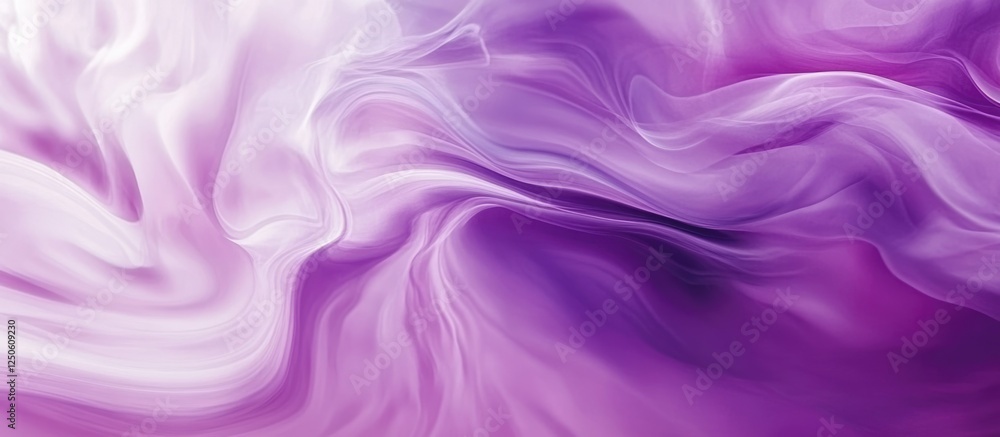 Obraz premium Abstract flowing texture in shades of purple with soft gradients and fluid shapes for artistic backgrounds or design elements.