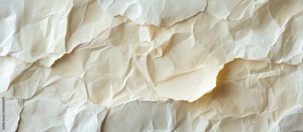 Obraz premium Textured crumpled old paper background with warm tones for vintage and retro design usage