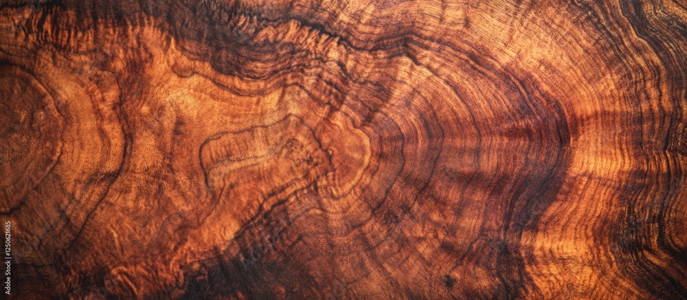 Naklejka premium Textured close-up of mahogany bark showcasing unique natural patterns and rich warm tones ideal for design and background use.