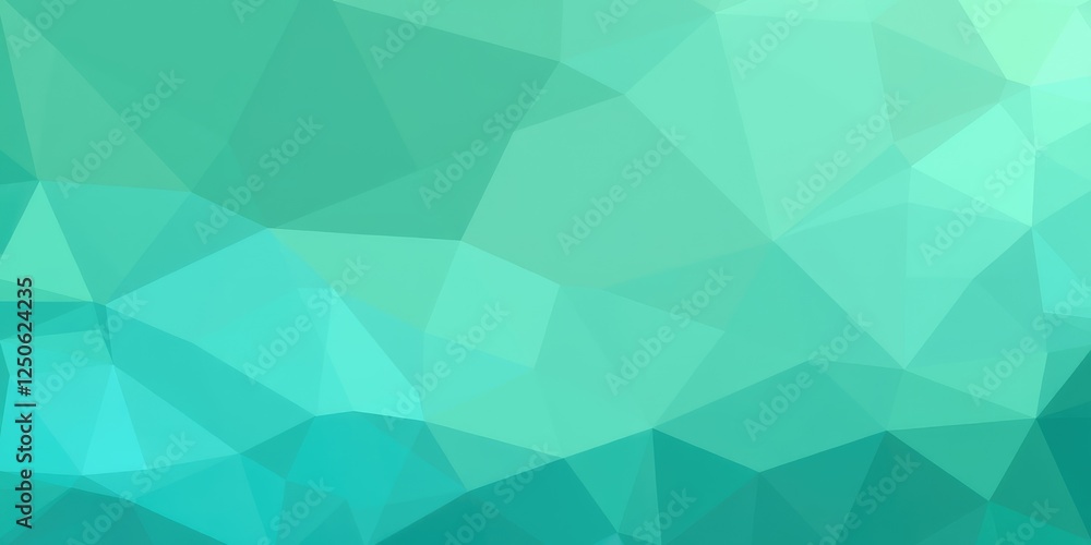 Green background, Geometric Low Poly Gradient Texture in Green and Blue Shades Green background, Geometric Low Poly Gradient Texture in Green and Blue Shades