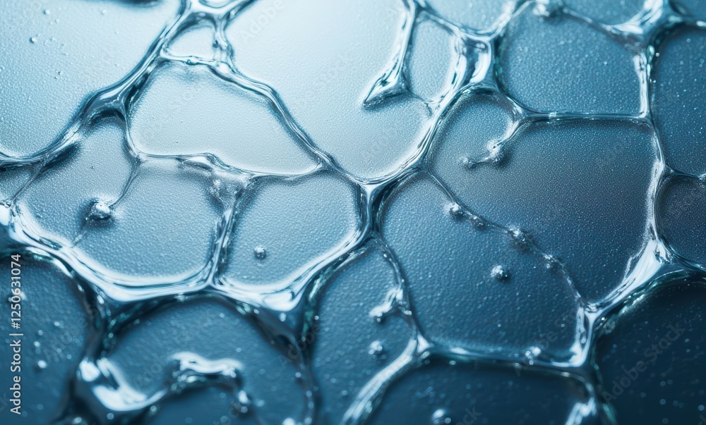 Abstract blue water texture with bubbles Abstract blue water texture with bubbles