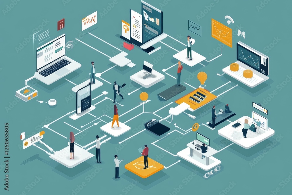 Digital Workflow Model: A Business Concept of Efficiency and Success, Digital Workflow Model: A Business Concept of Efficiency and Success,