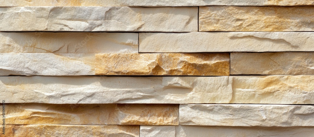 Natural sandstone wall texture with layered, rugged surfaces showcasing earthy tones and unique patterns for architectural backgrounds. Natural sandstone wall texture with layered, rugged surfaces showcasing earthy tones and unique patterns for architectural backgrounds.