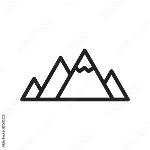 mountain range icon 