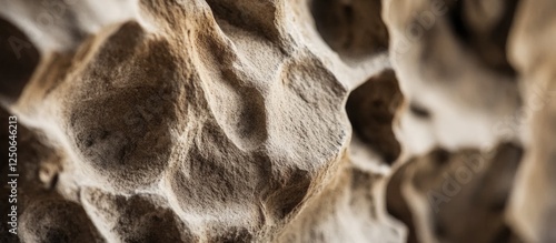 Natural sandstone texture featuring intricate patterns and earthy tones ideal for backgrounds, designs, and organic art applications. photo