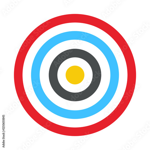 Target 3 vector illustration