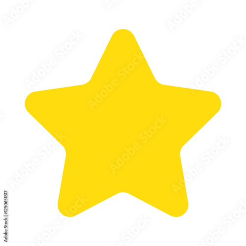 Yellow Star vector illustration
