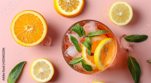 Wallpaper Mural citrus fruits on a plate Torontodigital.ca