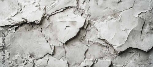 Wallpaper Mural Gray stone wall texture with cracked surface and peeling paint for backdrop or design projects Torontodigital.ca