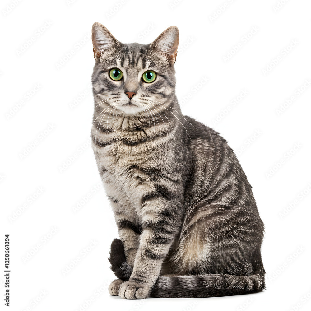 Obraz premium Cat Vector design with a white background 