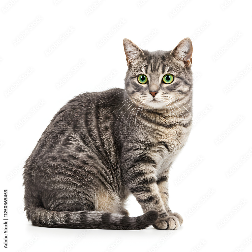 Obraz premium Cat Vector design with a white background 