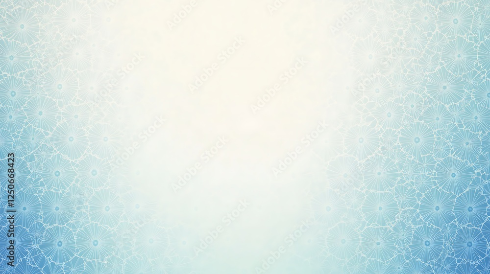 Delicate Blue Floral Pattern Background Design Delicate Blue Floral Pattern Background Design