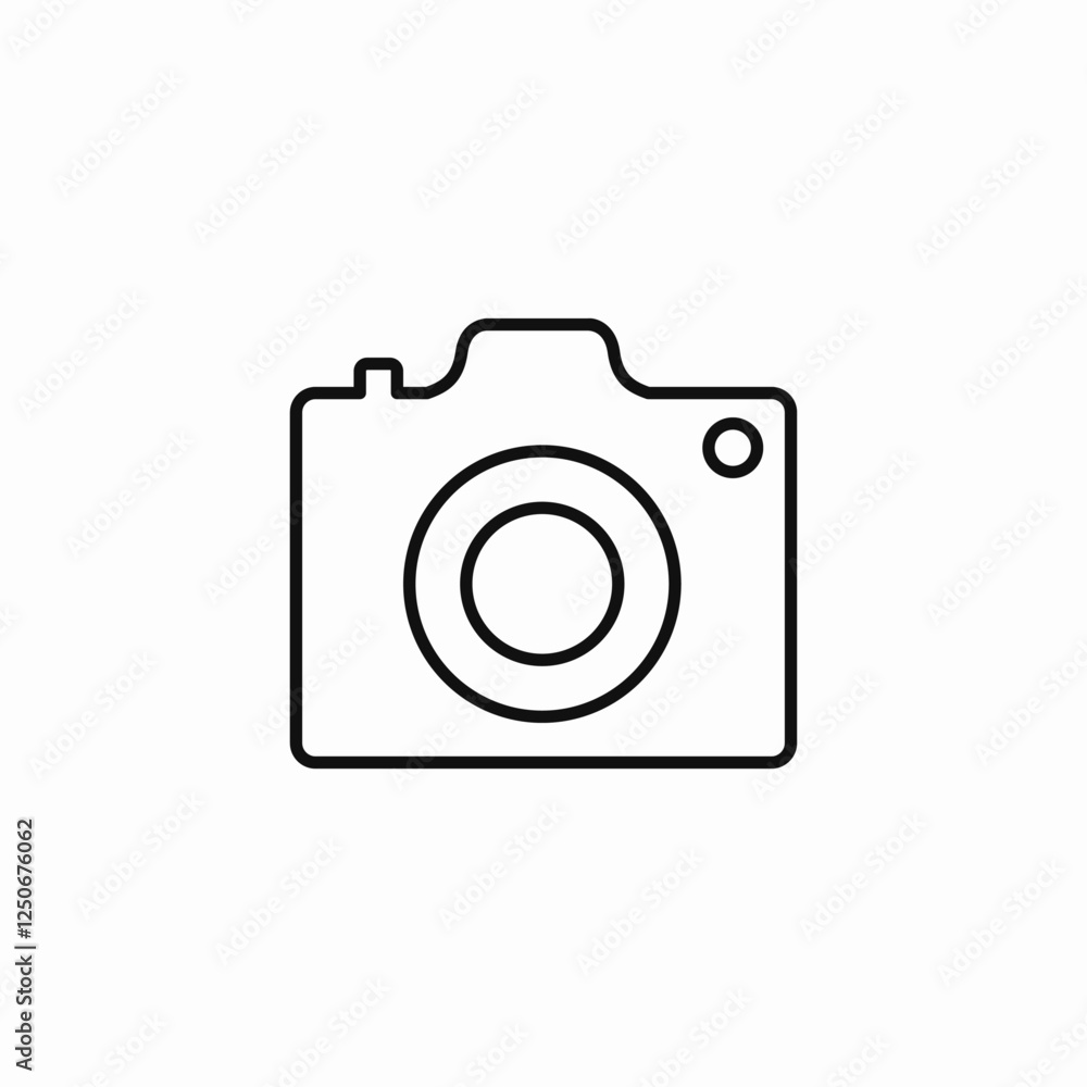 camera icon vector sign camera icon vector sign