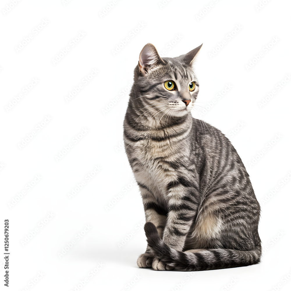 Cat Vector design with a white background Cat Vector design with a white background