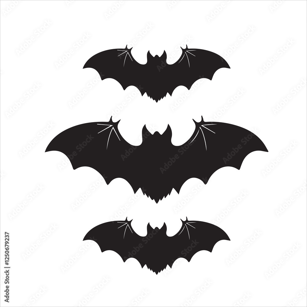Fototapeta premium halloween bat set