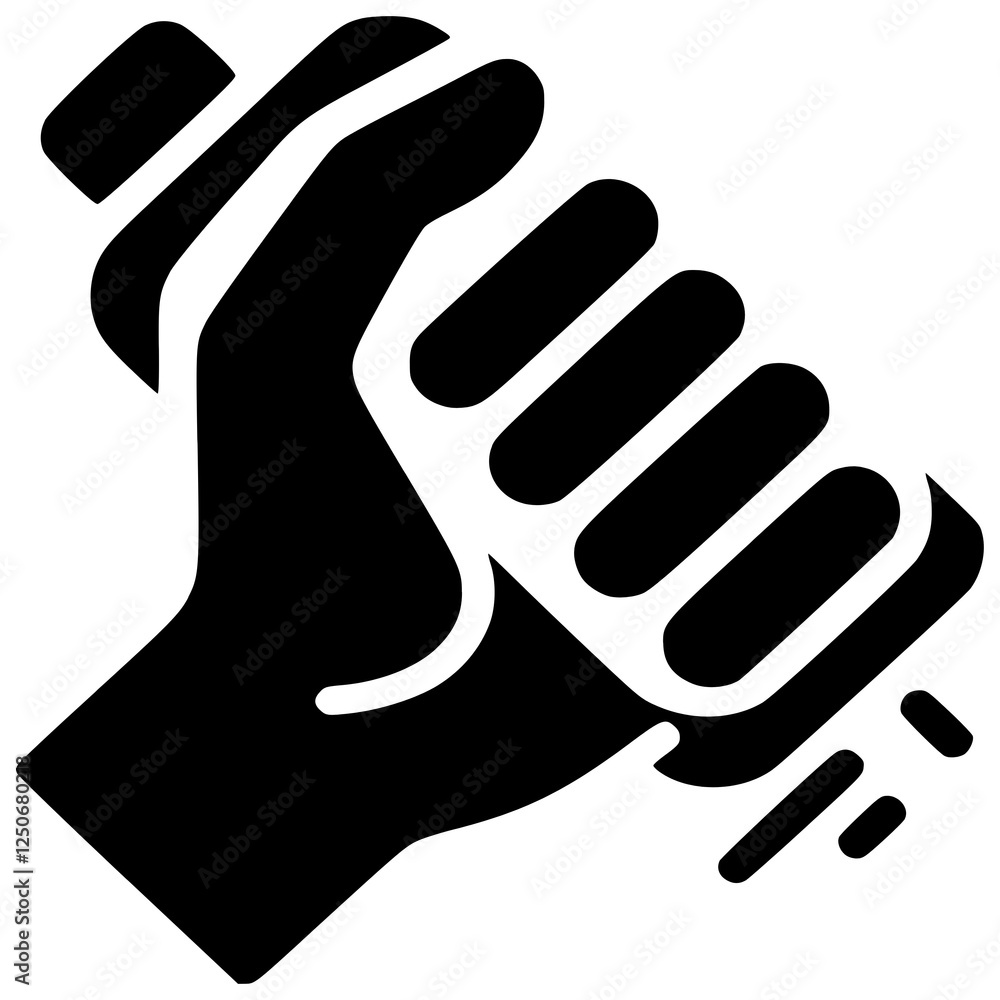 Powerful Grip: A strong hand firmly grips a cylindrical object, radiating power and control. The stark black and white design emphasizes the intensity of the grasp. Powerful Grip: A strong hand firmly grips a cylindrical object, radiating power and control. The stark black and white design emphasizes the intensity of the grasp.