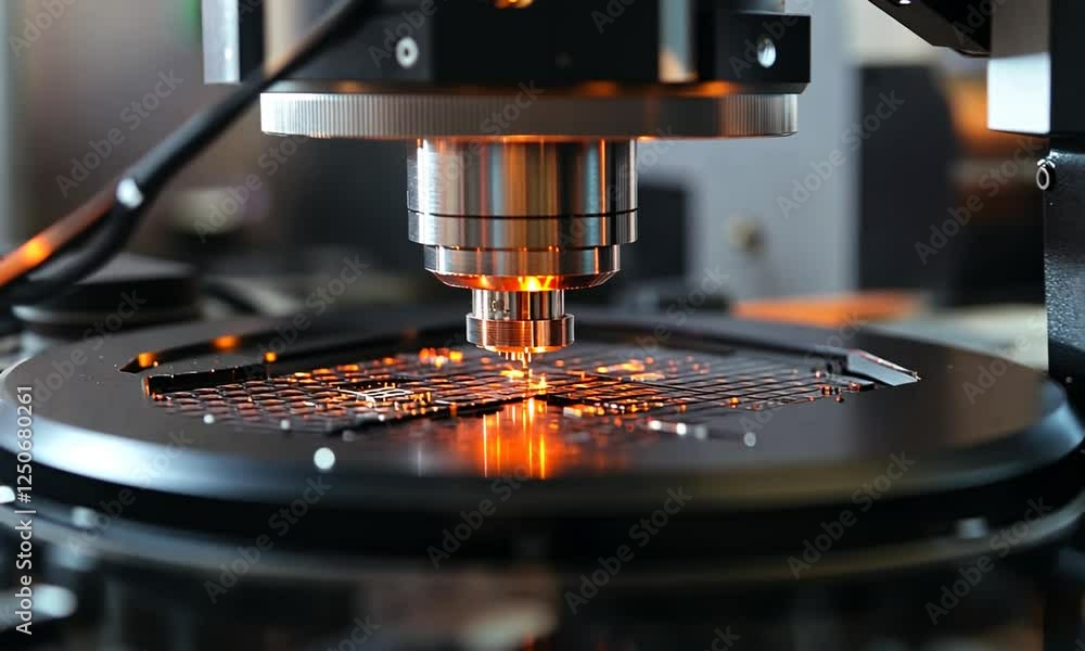 A Machine Creating Intricate Electronic Components with Precision A Machine Creating Intricate Electronic Components with Precision