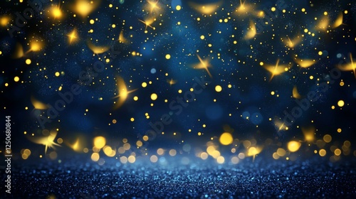A magical night sky with glowing fireflies scattered across the dark blue backdrop. --chaos 20 --ar 16:9 --quality 2 --v 6.1 Job ID: f4f24b6f-7de7-4b5d-ab85-3e3aa790fde4
