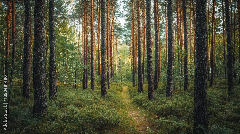 Serene Forest Path: A Tranquil Escape into Nature's Embrace Serene Forest Path: A Tranquil Escape into Nature's Embrace