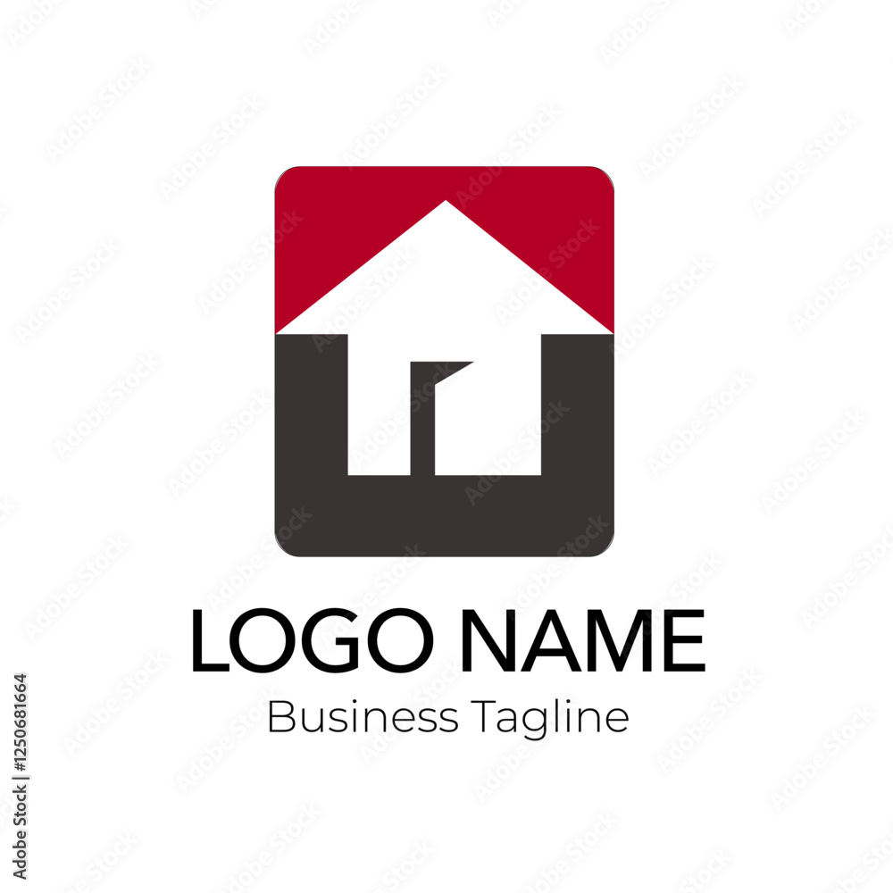 Fototapeta premium Logo Property Real Estate Company